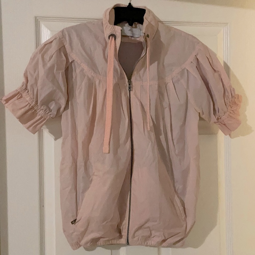 Stella McCartney Adidas short sleeve zip up